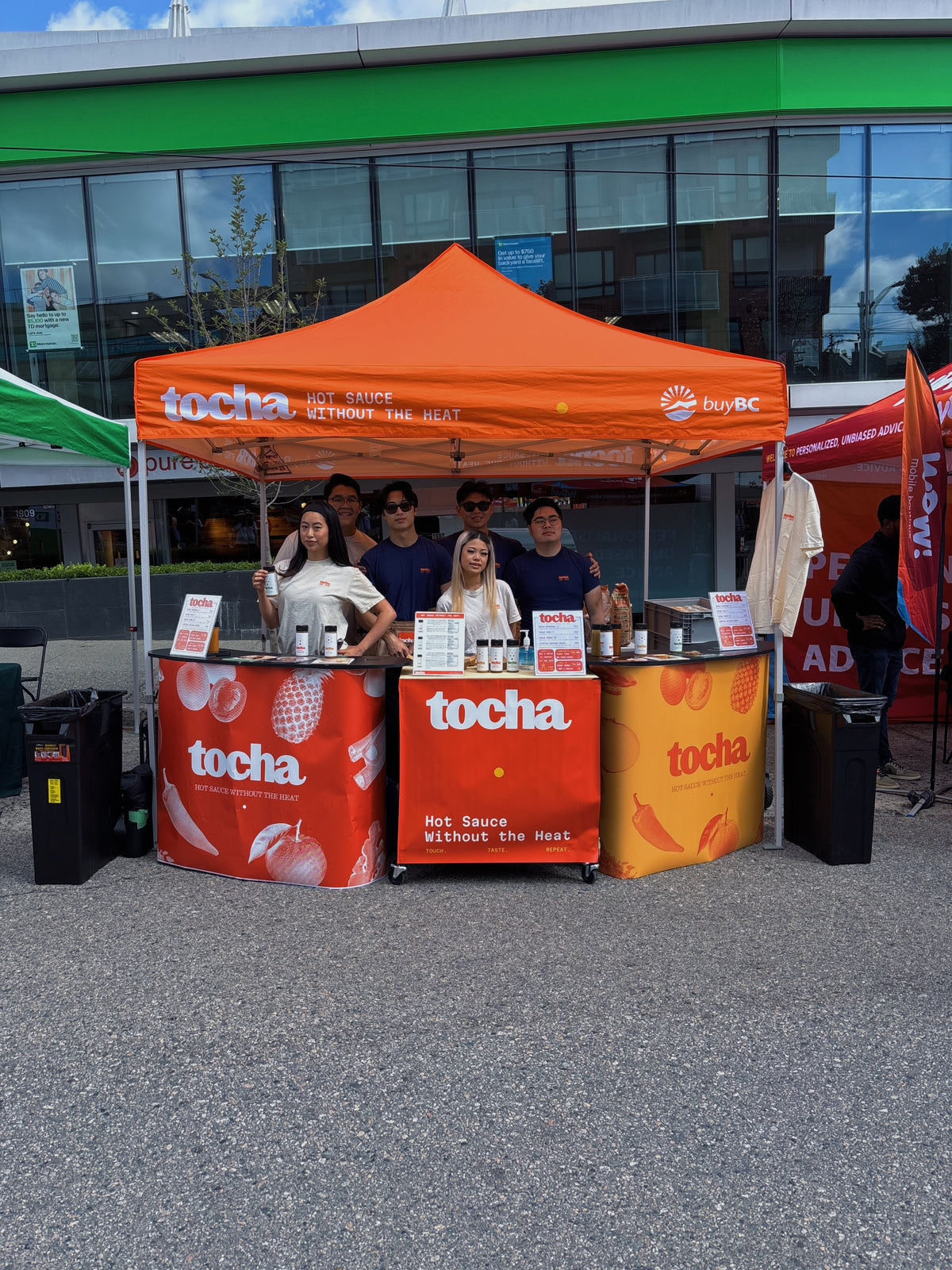 Tocha at a market