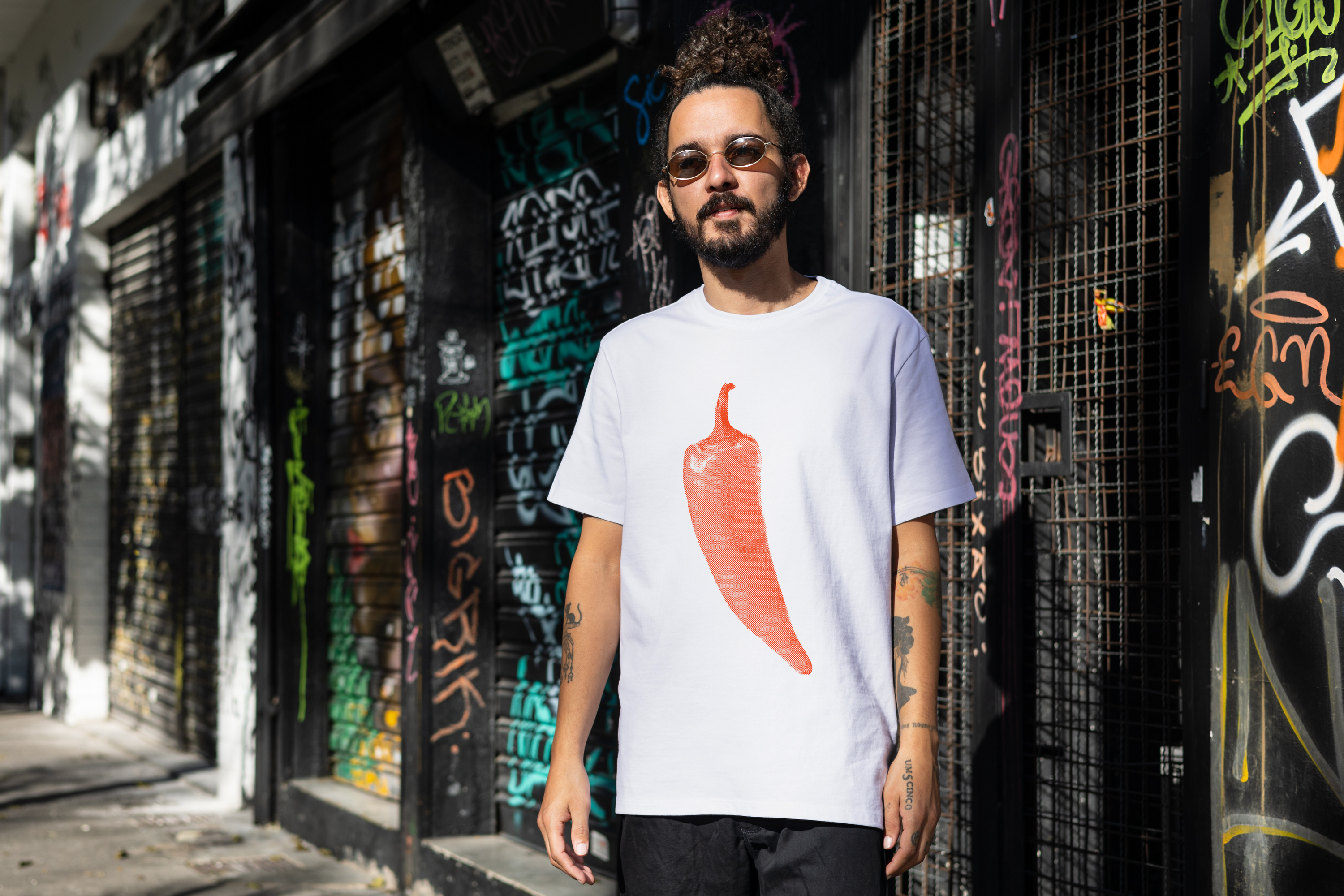 Fresno Pepper Halftone Short Sleeve T-Shirt